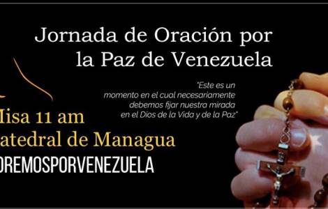 A Igreja na Nicarágua reza solidária pela Venezuel